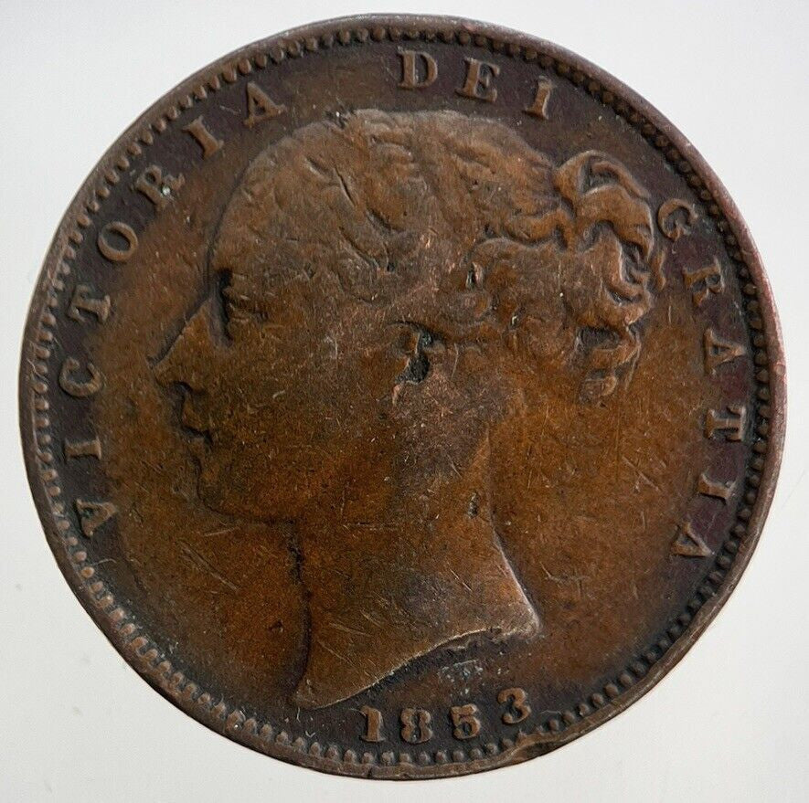1853 Victoria Farthing Coin | Fine Collectable Grade