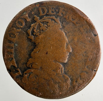 1643 - 1715 France Liard De France Coin | Collectable Grade