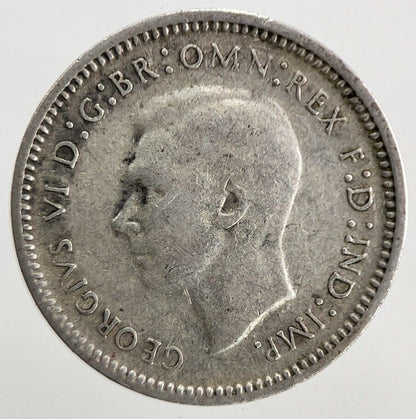1943 Australia Threepence Silver Coin | Fine Collectable Grade