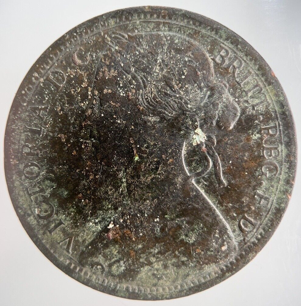 1863 Victoria Penny Coin | Collectable Grade | a4502