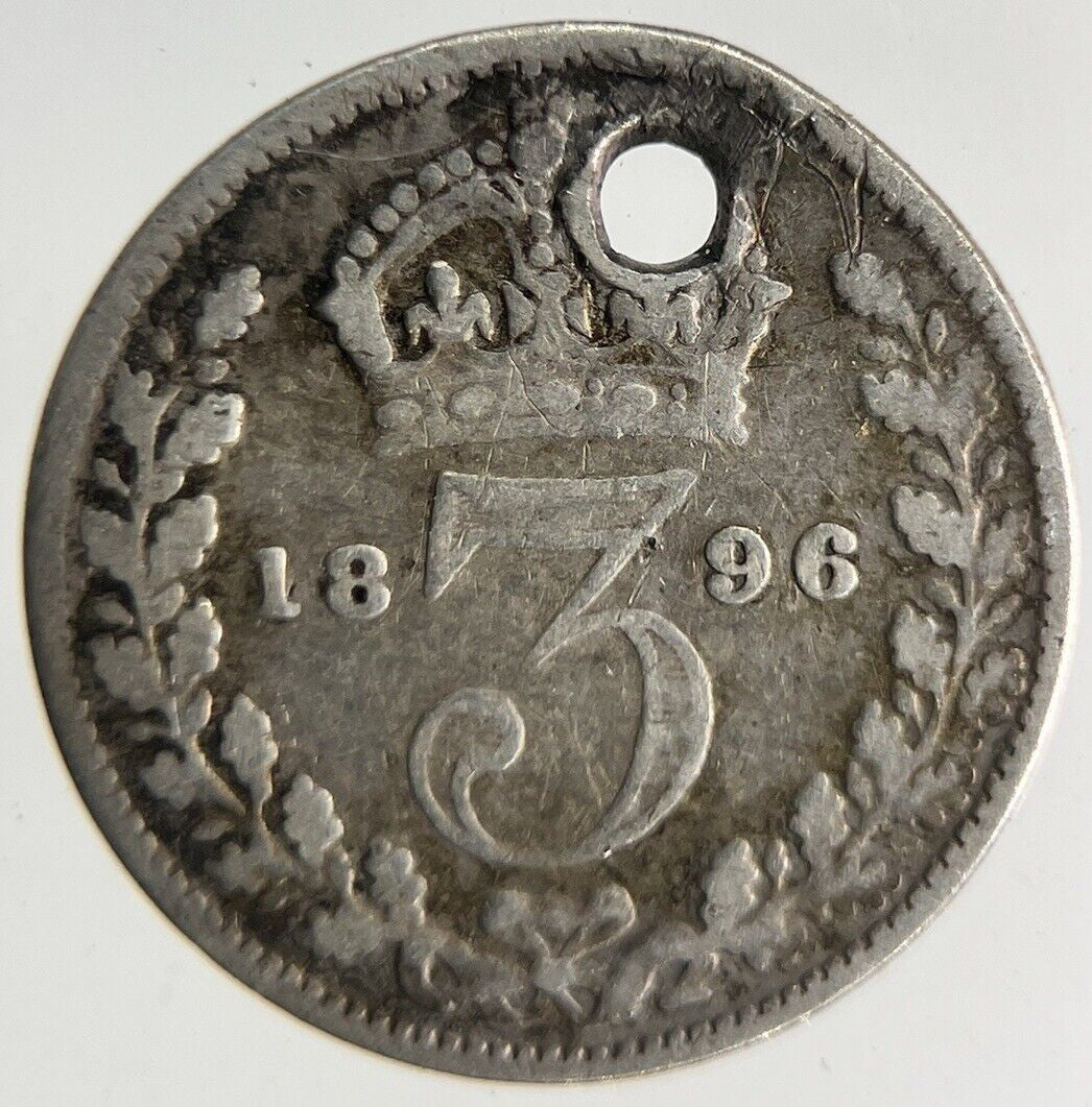 1896 Victoria Threepence Silver Coin | Collectable Grade