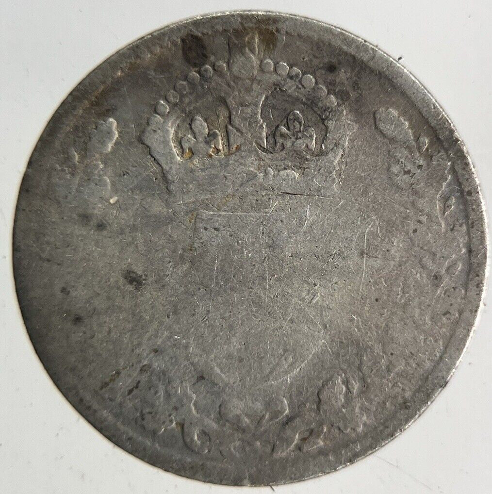 British Victoria Threepence Silver Coin | Fair Grade