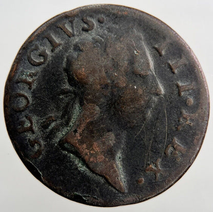 1769 George III Hibernia Half - Penny | Irish Coin | Collectable Grade | a1147