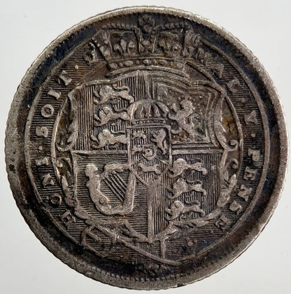 1816 George III 3rd Sixpence Silver Coin | Fine Collectable Grade