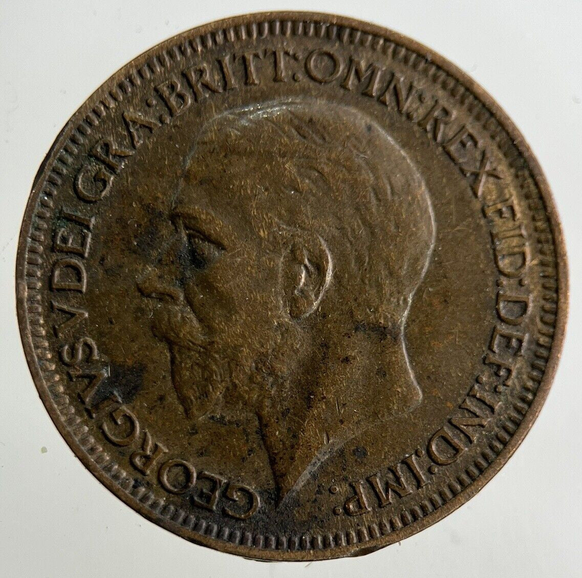 1934 George V Farthing Coin | Very High Grade