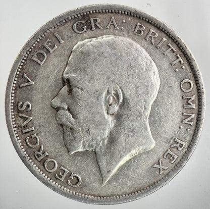 1914 George V Half - Crown Silver Coin | Fine Collectable Grade