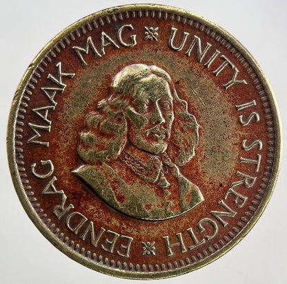 1961 South Africa Half - cent Coin | Fine Collectable Grade