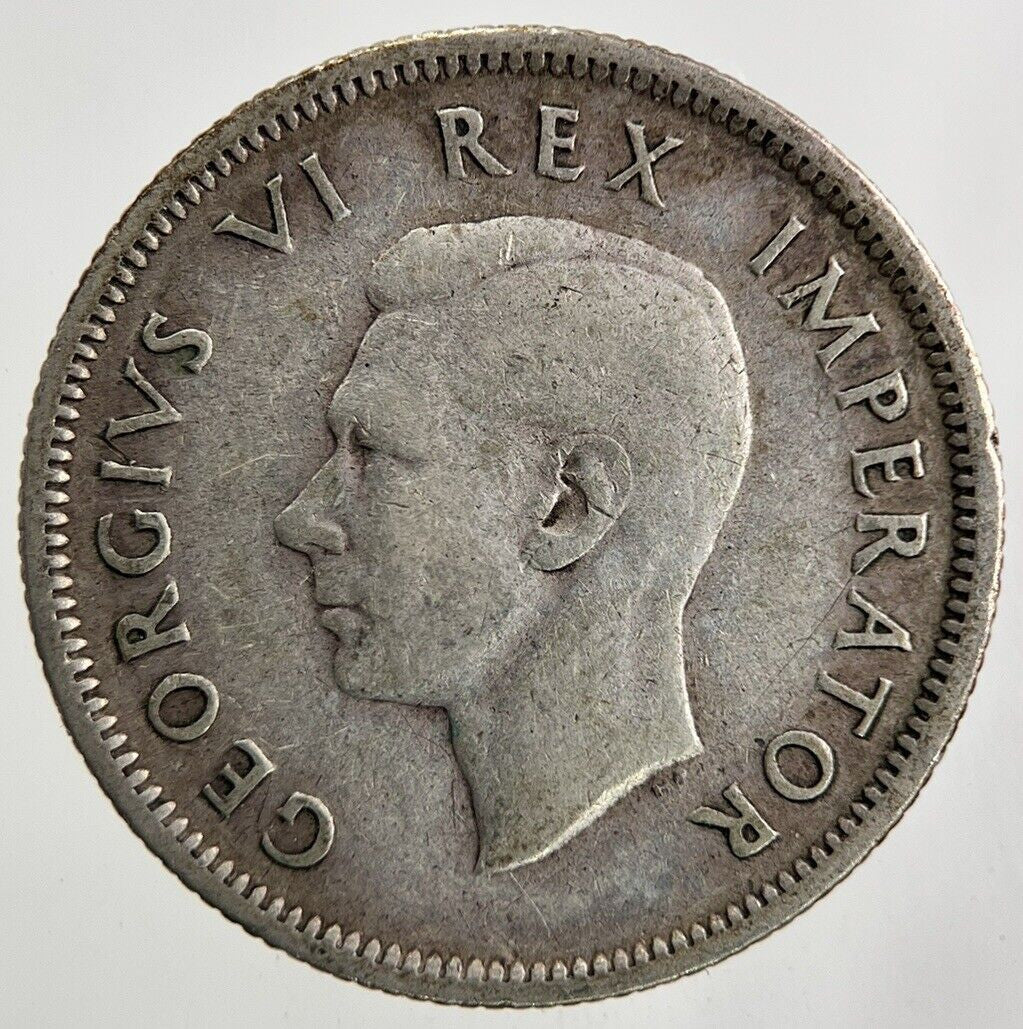 1941 South Africa One Shilling Silver Coin | Fine Collectable Grade