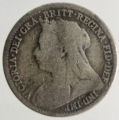 1897 Victoria Threepence Silver Coin | Collectable Grade