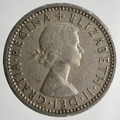 1959 Elizabeth II 2nd Sixpence Coin | Fine Collectable Grade