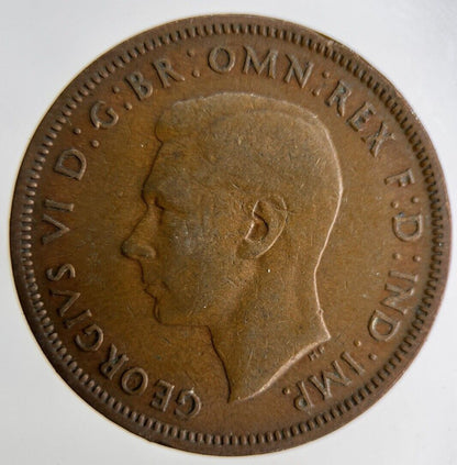 1938 George VI Half - Penny Coin | Fine Collectable Grade