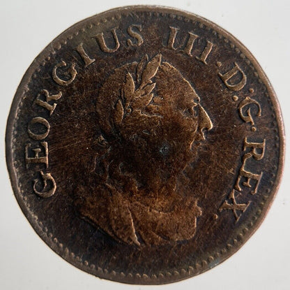 1806 George 3rd III Farthing Coin | Fine Collectable Grade | a4544