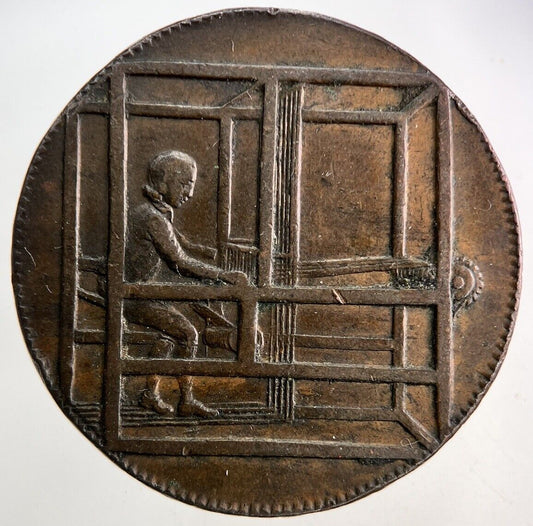 1792 Rochdale Half-Penny Coin | Very High Grade