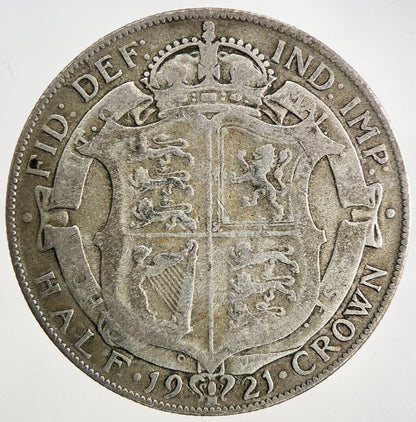1921 George V Half - Crown Silver Coin | Fine Collectable Grade