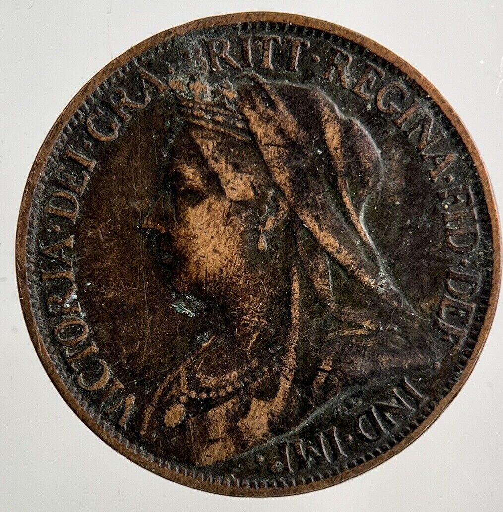 1900 Victoria Farthing Coin | Collectable Grade