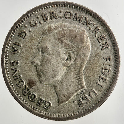 1952 Australia Shilling Silver Coin | Fine Collectable Grade