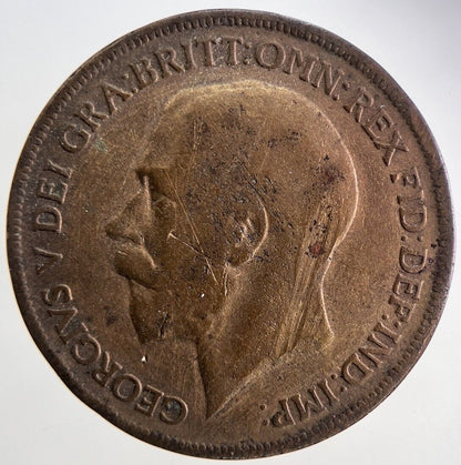 1917 George V One Penny Coin | Collectable Grade