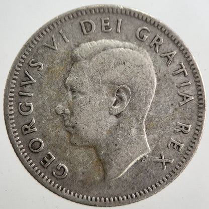 1950 Canada 25 Cents Silver Coin | Collectable Grade | a7637