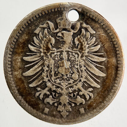 1876 Germany 50 Pfennig Silver Coin | Fine Collectable Grade