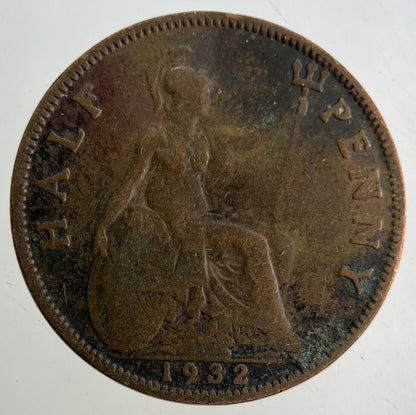 1932 George V Half - Penny Coin | Collectable Grade