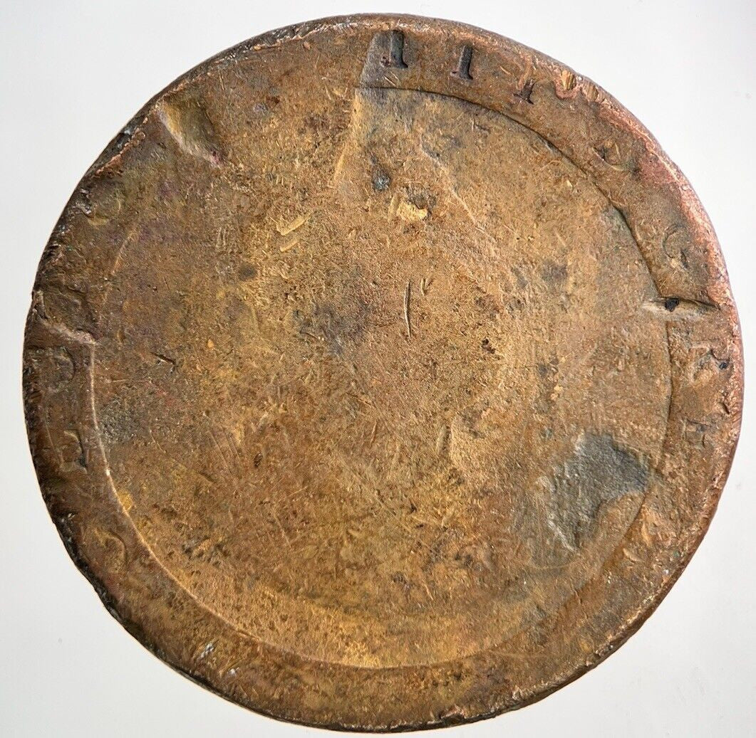 1797 George III 3rd Cartwheel One Penny Coin | Fair Grade