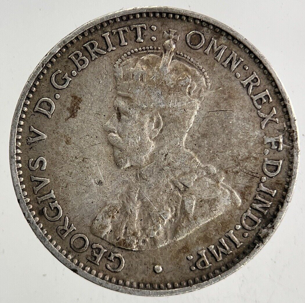 1934 Australia Silver Threepence Coin | Fine Collectable Grade