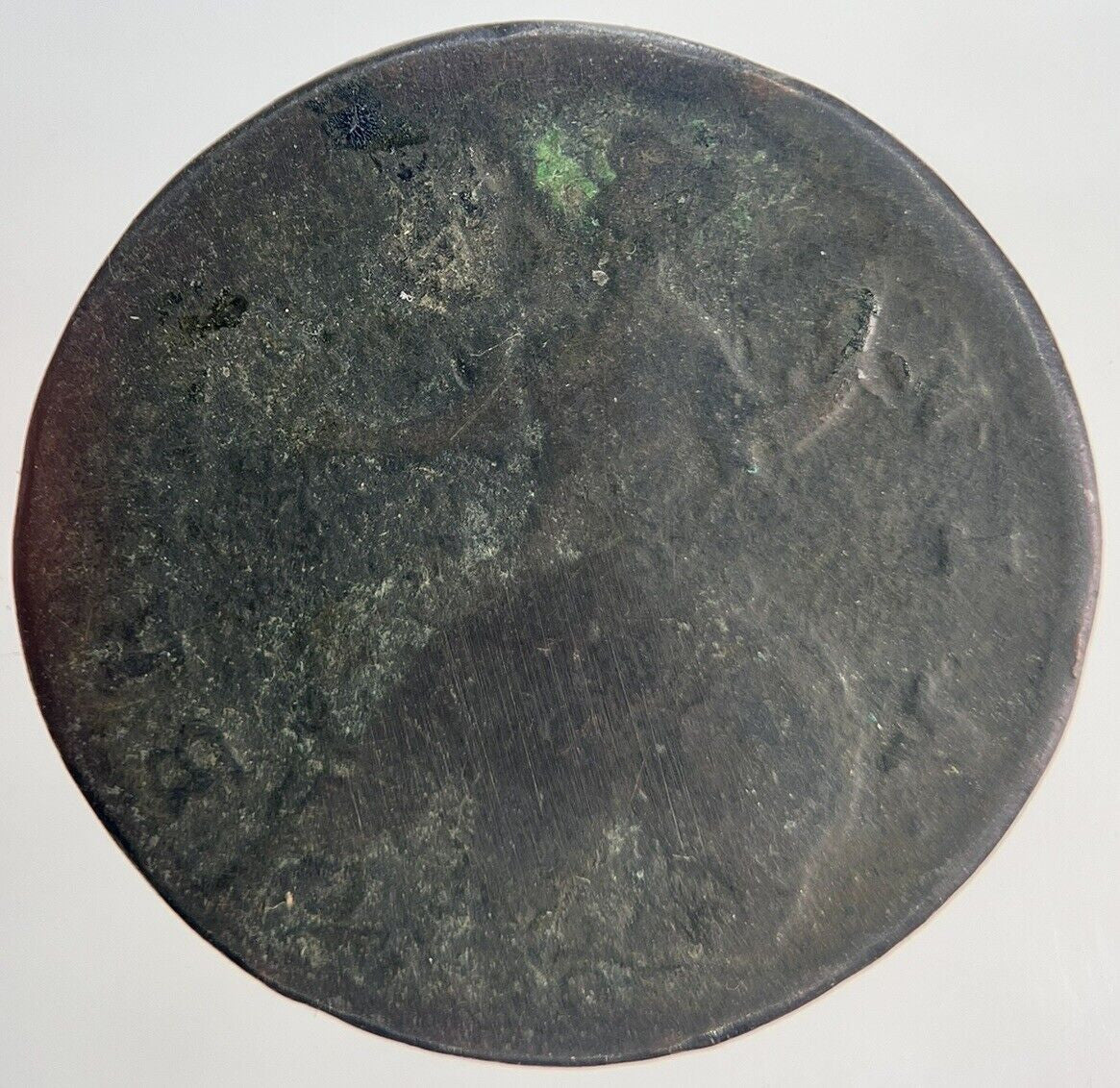 George 2nd II Half - Penny Coin | Worn Grade | a1990