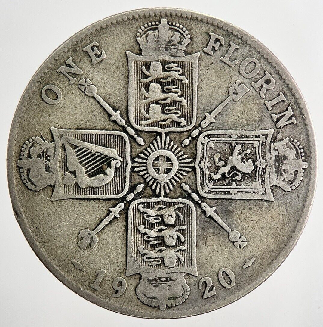 1920 George V Florin Silver Coin | Collectable Grade | a7909