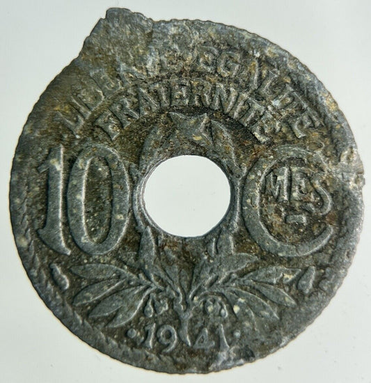 1941 France 10 Centimes Coin | Collectable Grade