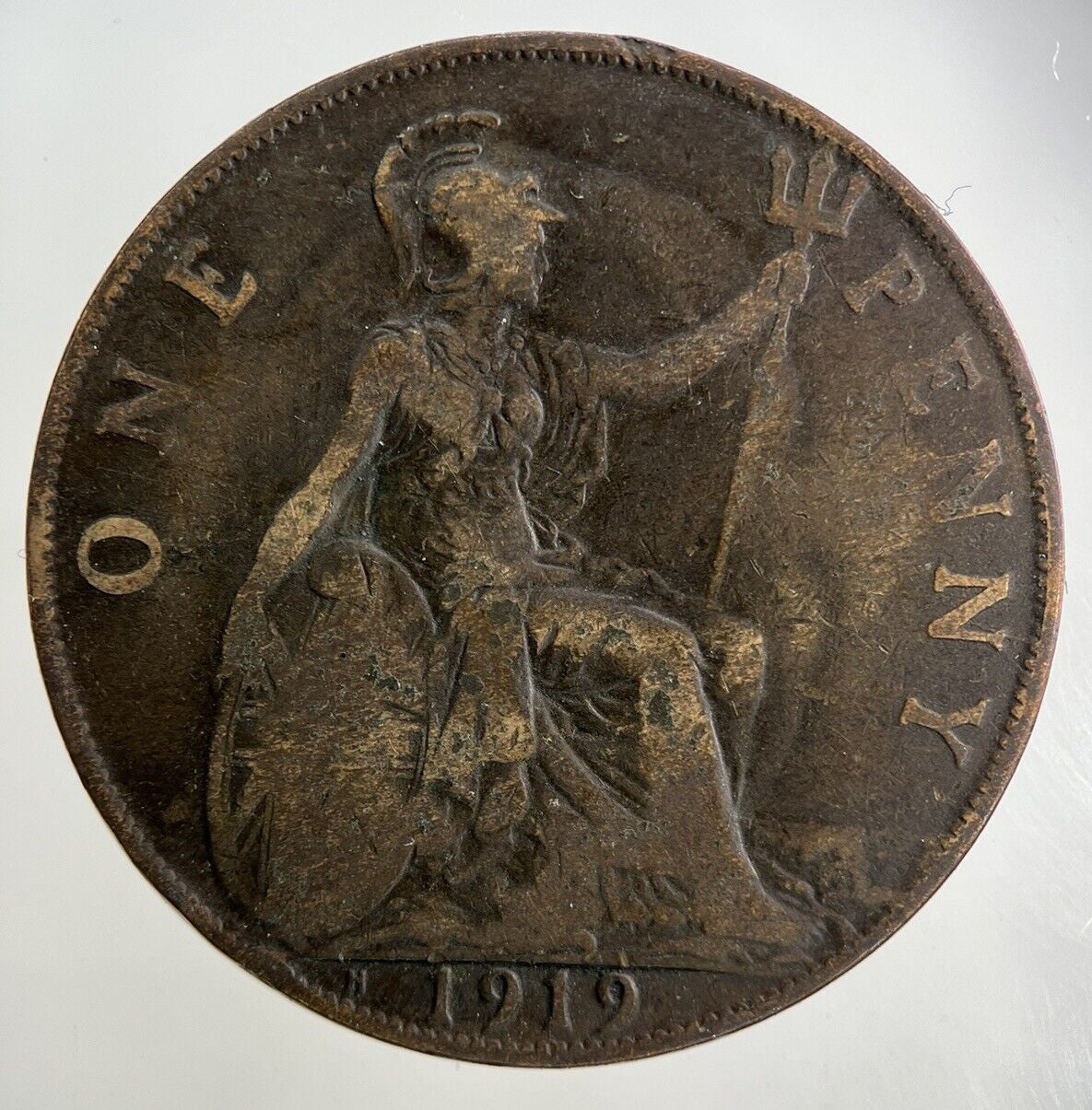 1919-H George V One Penny Coin | Collectable Grade