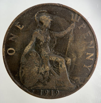 1919-H George V One Penny Coin | Collectable Grade