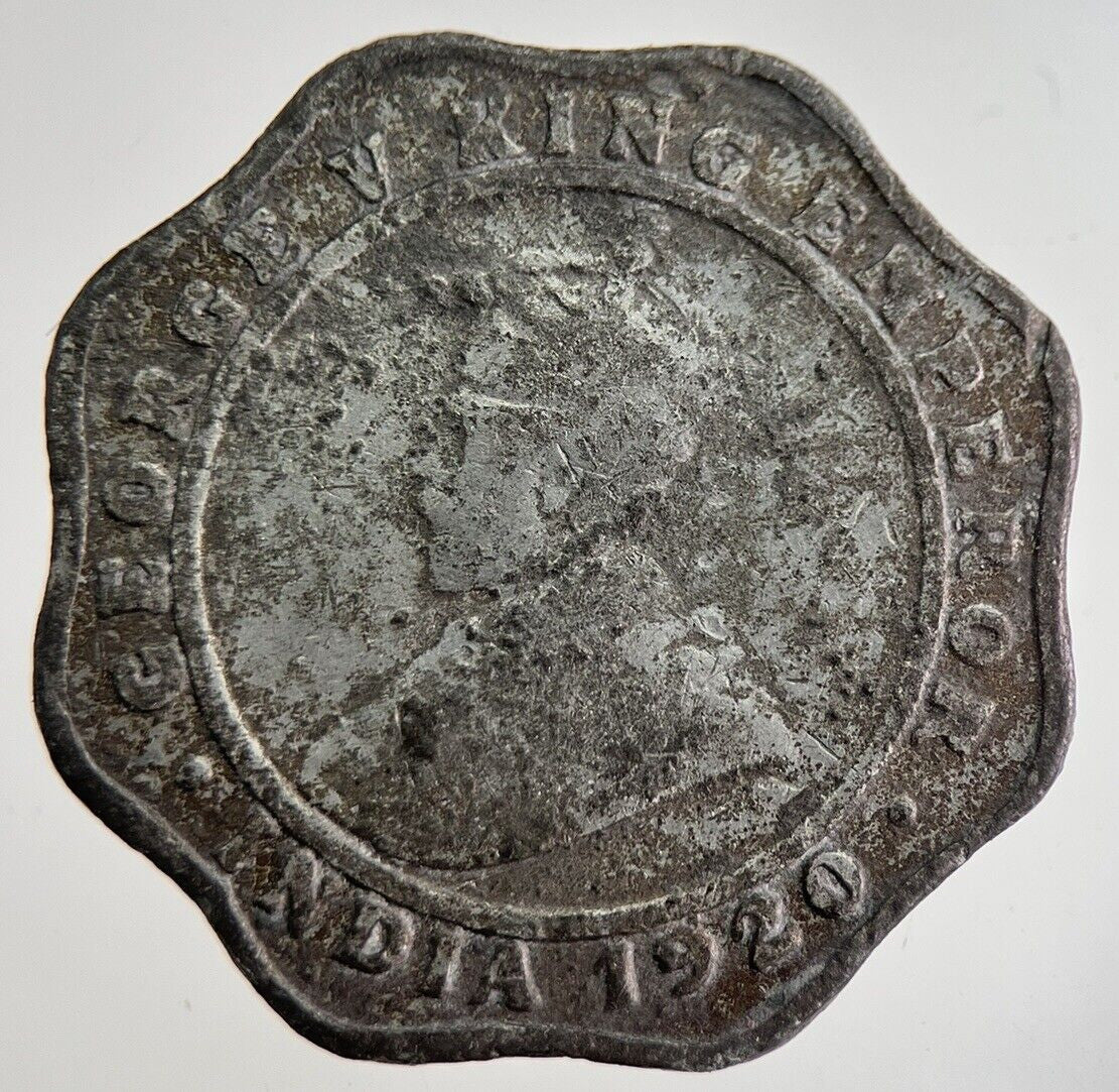 1920 India 4 Annas Coin | Collectable Grade | a8860