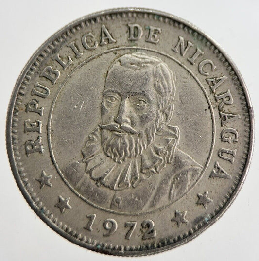 1972 Nicaragua Dios 1 Confiamos Cordoba Coin | Very High Grade | a8928
