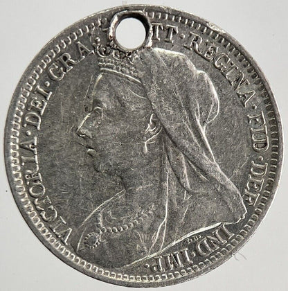 1899 Victoria Threepence Silver Coin | Very High Grade | a8629