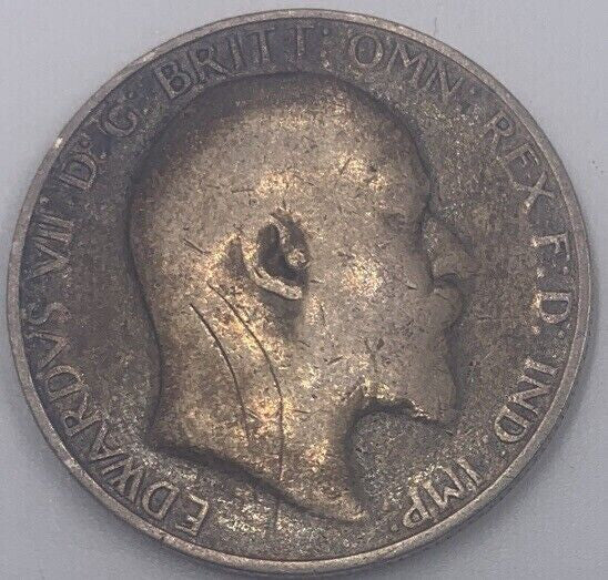 1910 Edward VII Florin | British Silver Coin | Collectable Grade | a19