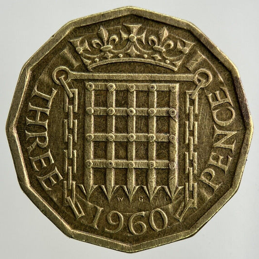1960 Elizabeth II 2nd Brass Threepence Coin | Fine Collectable Grade
