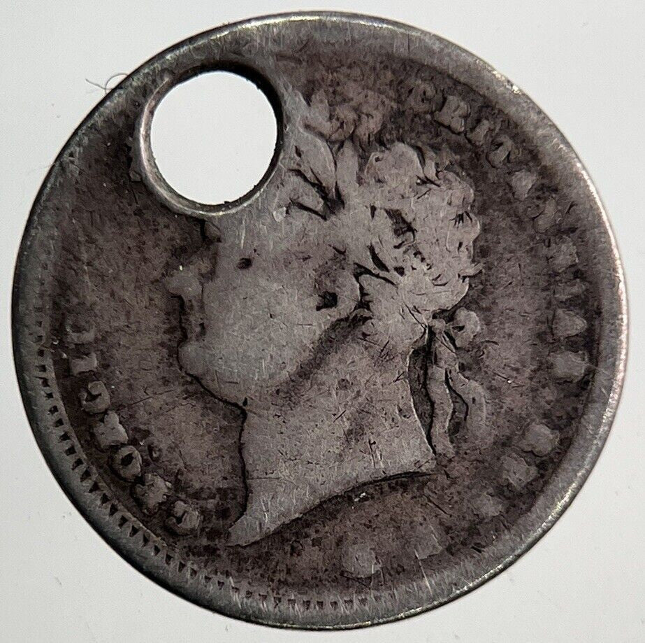 1825 George IV Maundy Two-Pence Silver Coin | Collectable Grade