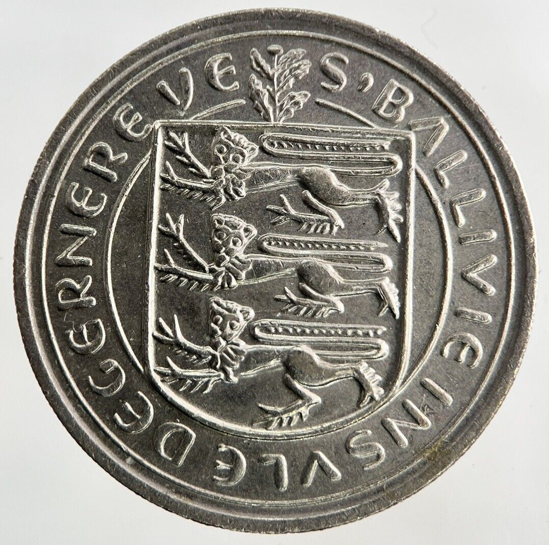 1977 Guernsey 10p Ten - Pence Coin | Fine Collectable Grade