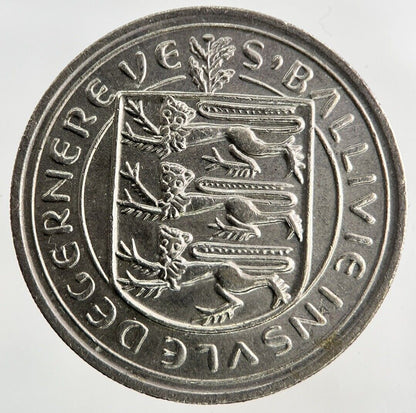 1977 Guernsey 10p Ten - Pence Coin | Fine Collectable Grade