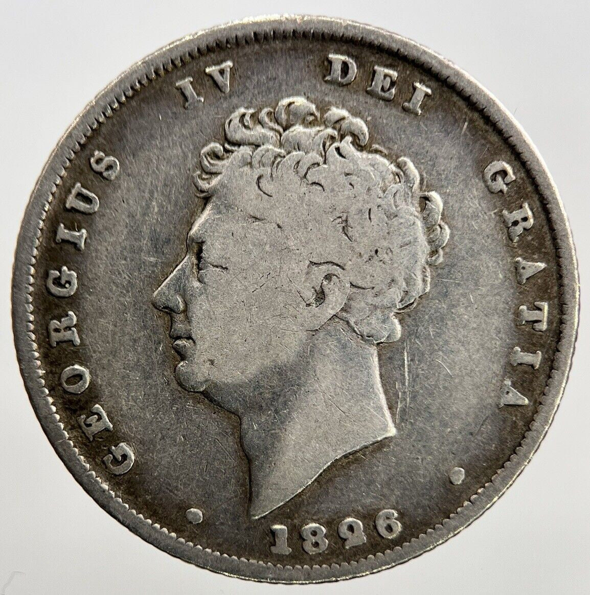 1826 George IV Shilling | British Silver Coin | Collectable Grade | a1512