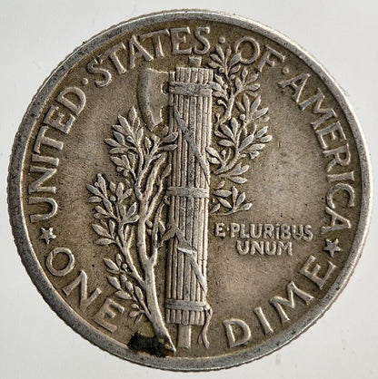 1941 US USA Mercury One Dime Silver Coin | Fine Collectable Grade