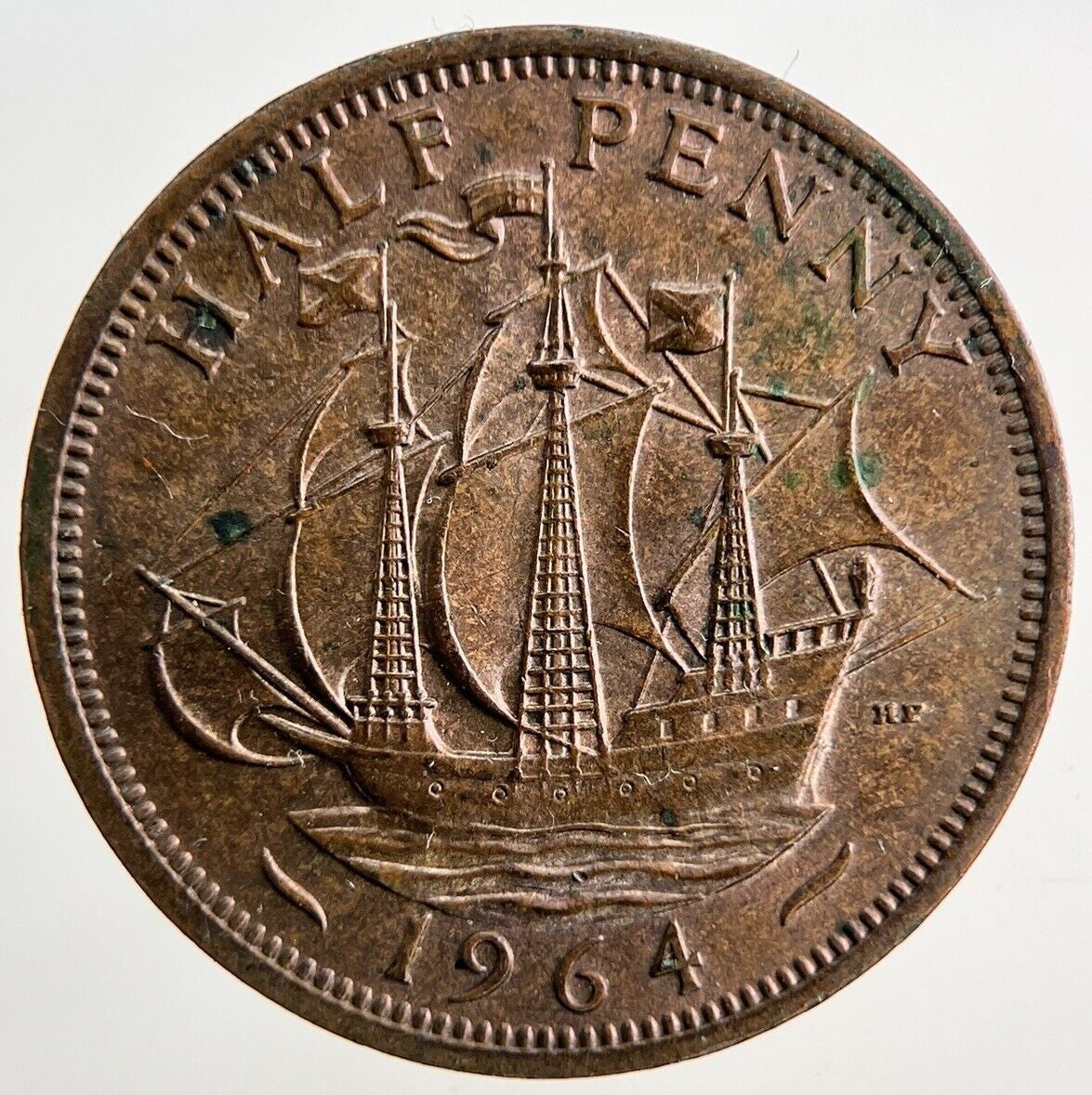 1964 Elizabeth II 2nd Half - Penny Coin | Very Fine Grade
