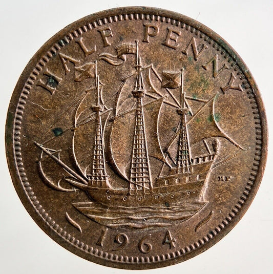 1964 Elizabeth II 2nd Half - Penny Coin | Very Fine Grade