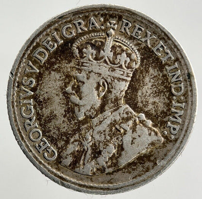 1920 Canada 5 Cents Silver Coin | Fine Collectable Grade