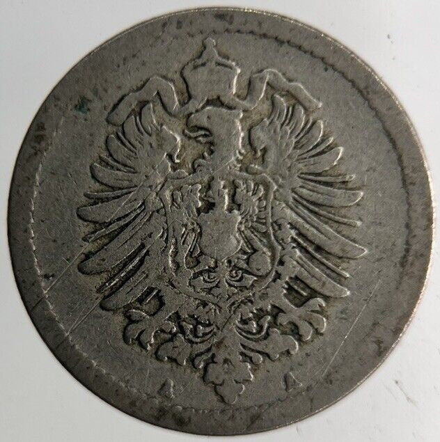 1889 Germany 5 Pfennig Coin | Collectable Grade