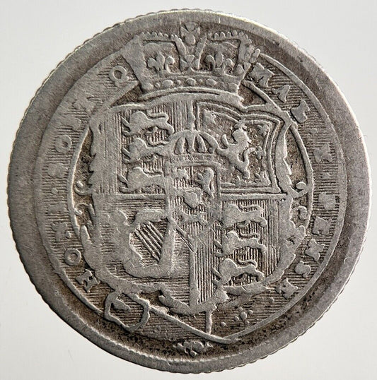 1817 George III Sixpence Silver Coin | Collectable Grade | a3112