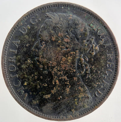 1881 - H Victoria One Penny Coin | Fine Collectable Grade
