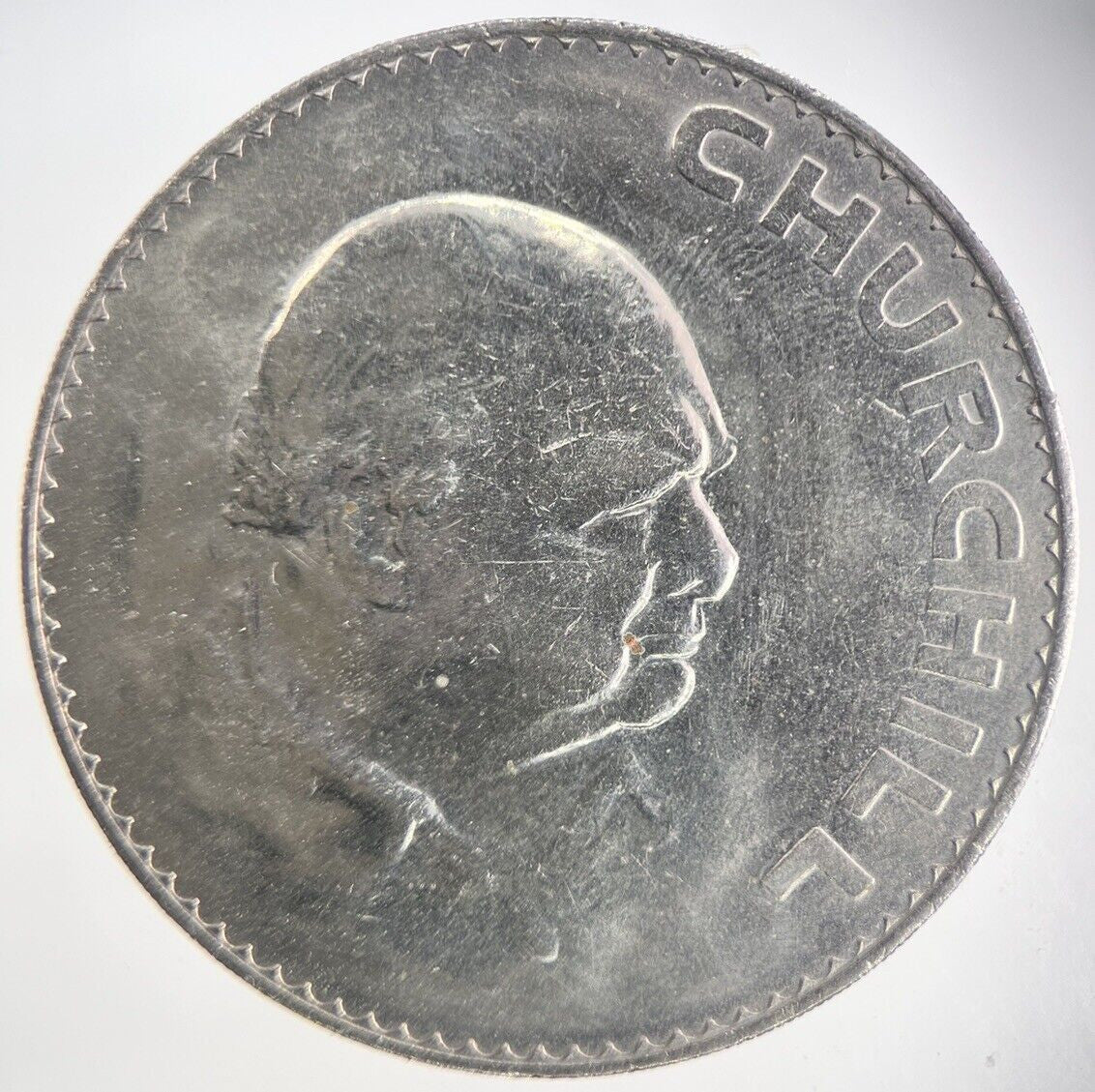 1965 Winston Churchill Crown Coin | Fine Collectable Grade | a276