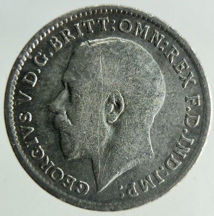 1919 George V Threepence Silver Coin | Fine Collectable Grade