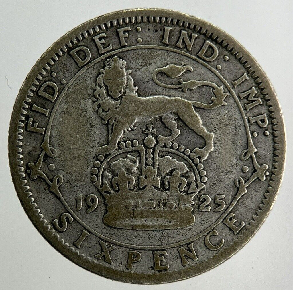 1925 George V Sixpence Silver Coin | Collectable Grade
